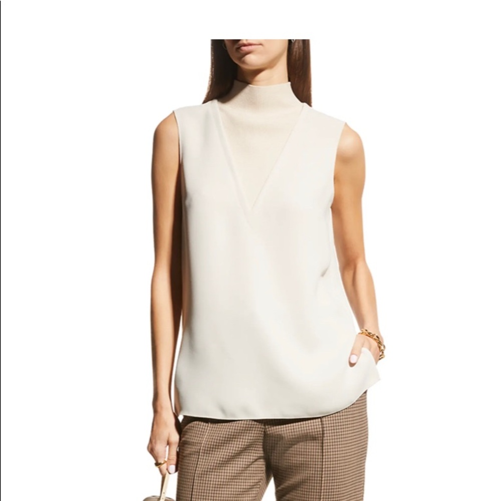 Brand new w tags. Rib V Shell blouse from Theory